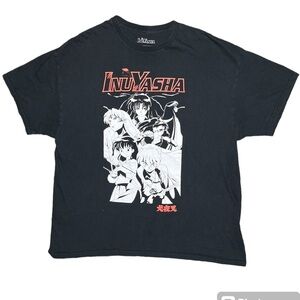 InuYasha Japanese Anime Men's Officially Licensed Character Group Tee T-Shirt XL